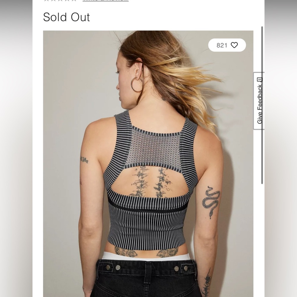 New Out From Under Run Up Seamless Top - Picture 2 of 5